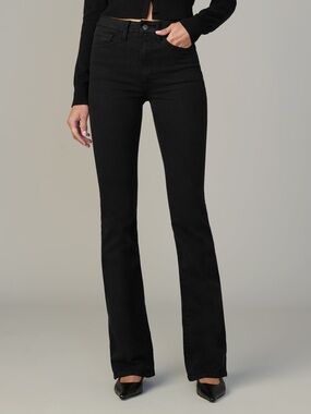 NWOT Joe's Jeans Black Hi Honey Bootcut Jeans, Size 25